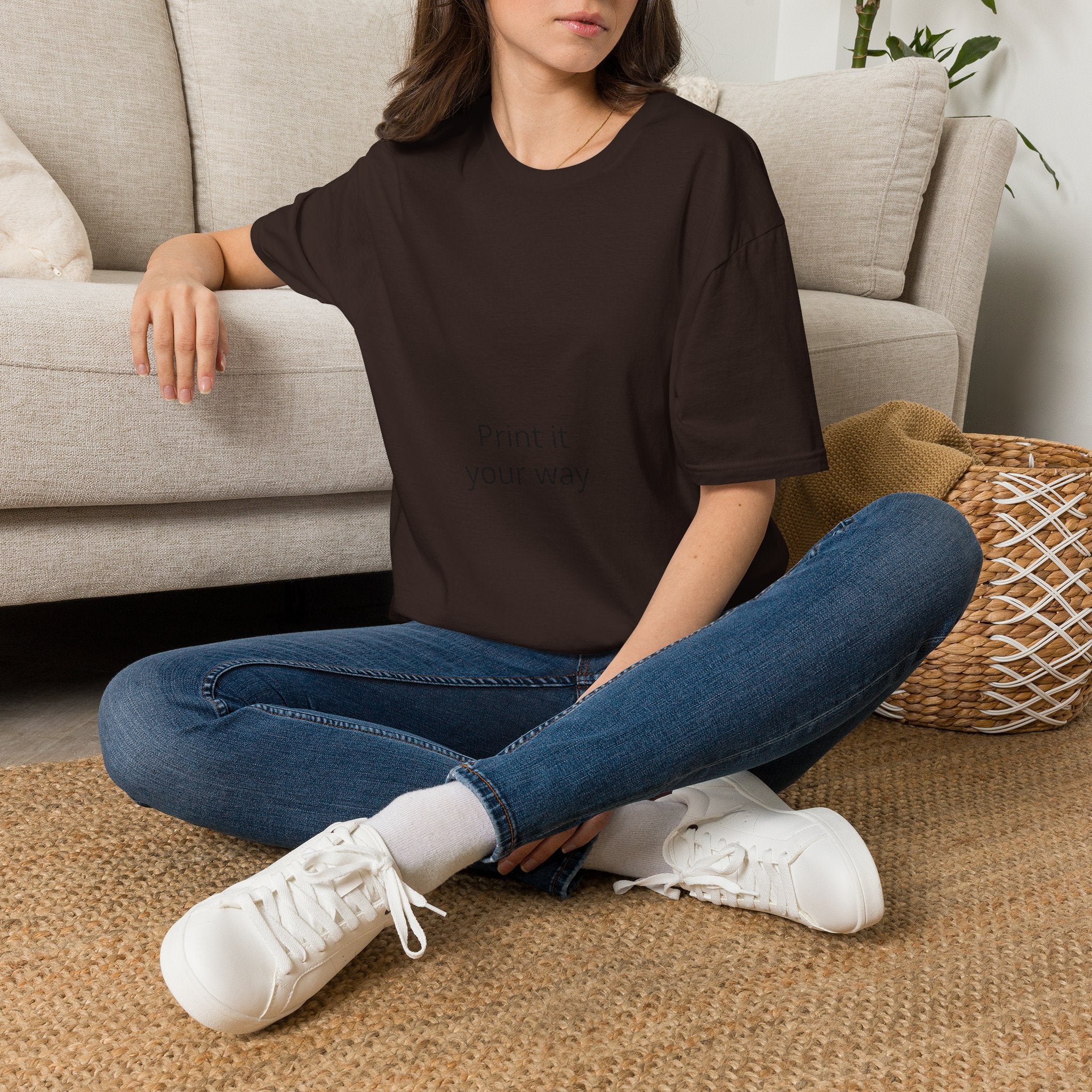 T-Shirt — "Print It Your Way" Minimalist Personalized Tee