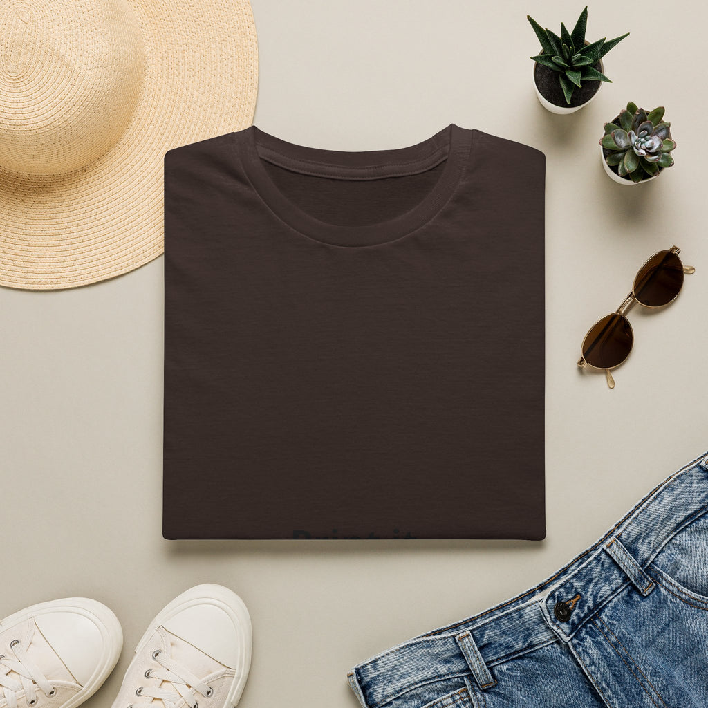 T-Shirt — "Print It Your Way" Minimalist Personalized Tee