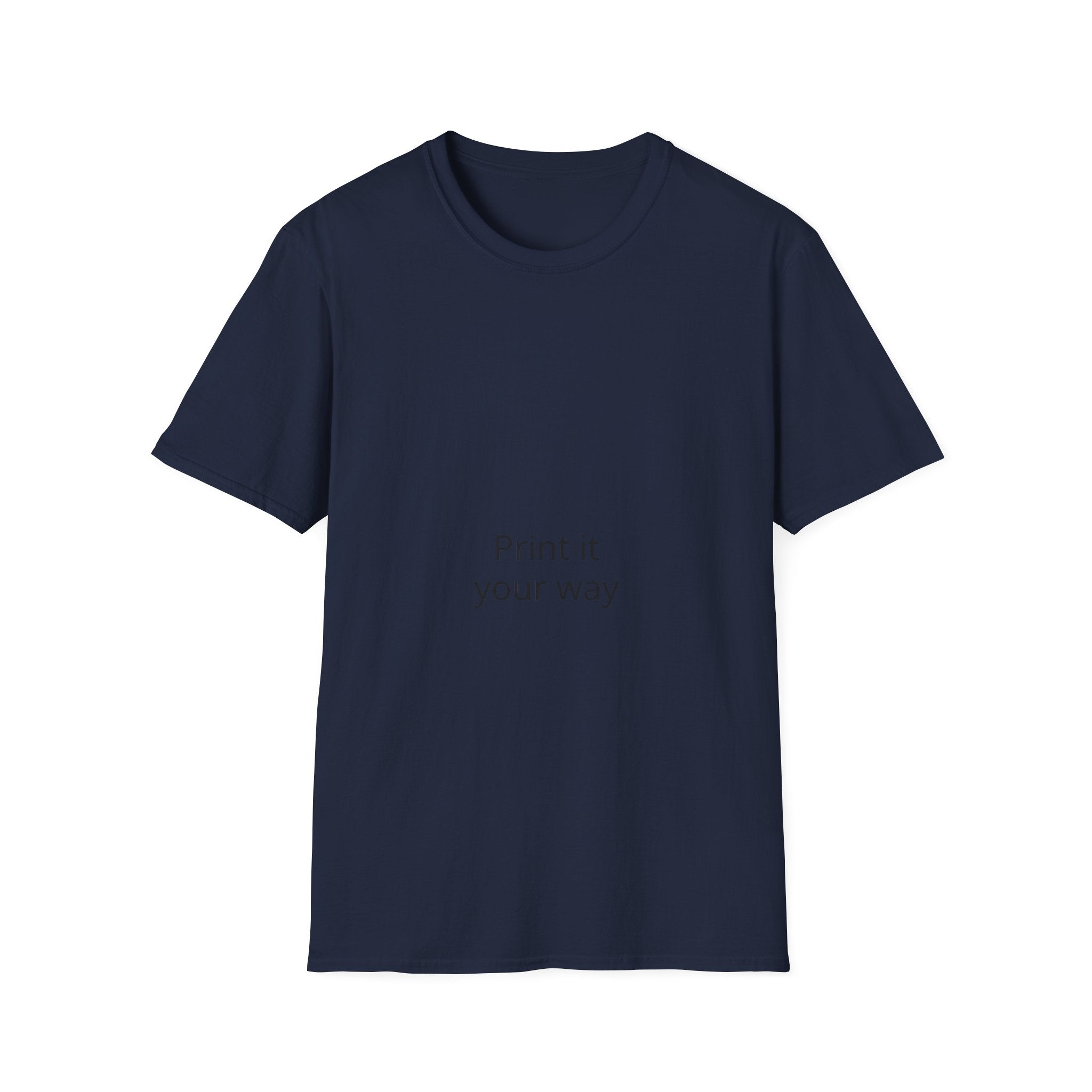 T-Shirt — "Print It Your Way" Minimalist Personalized Tee